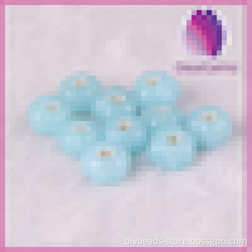 Wholesale Price 6*8 mm Mixed Colors Pumpkin Lampwork Glass Beads